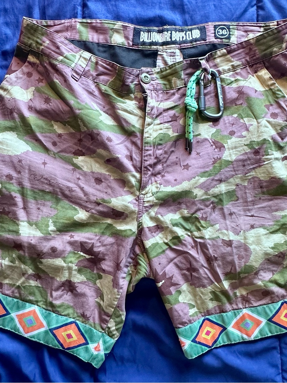 Billionaire Boys Club Camo Swim Shorts - Green & Brown